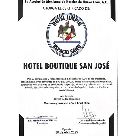 San Jose Suites Boutique Linares Bagian luar foto